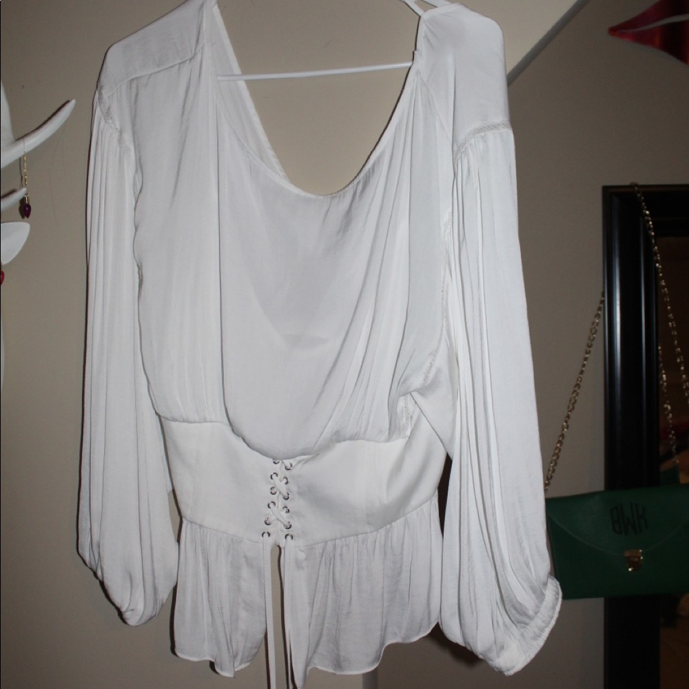 Free People White Top
